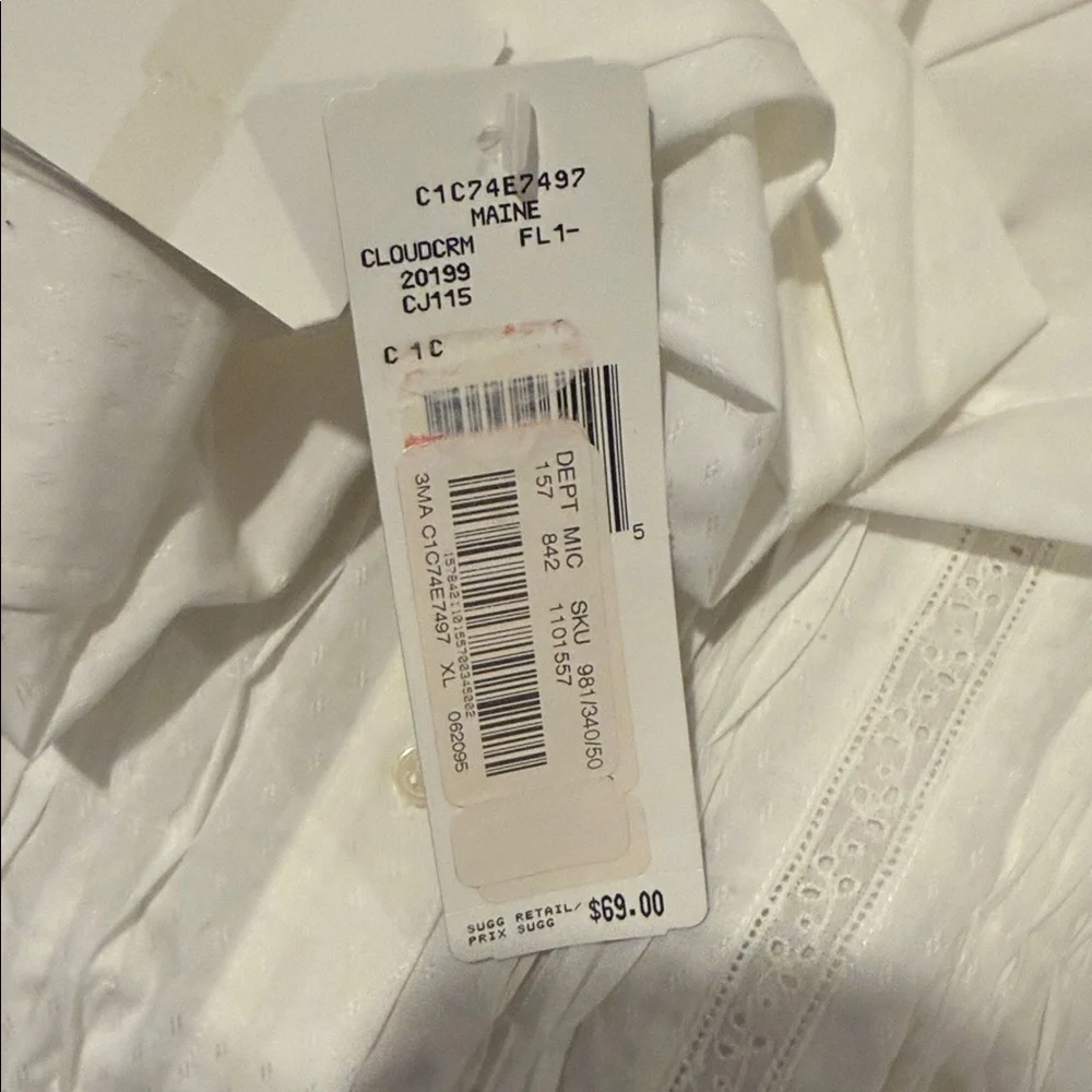 Ralph Lauren Elegant Cream Blouse - Picture 5 of 5